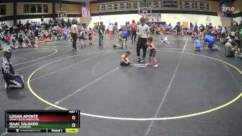 38 lbs Cons. Round 2 - Isaac Salgado, Mighty Warriors vs Logan Aponte, Legacy Elite Wrestling