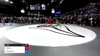 170 lbs Rnd Of 32 - Tyrel Miller, Ohio vs Jacob Zearfoss, New Jersey