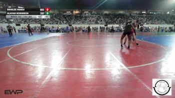 143 lbs Consi Of 8 #1 - Brinlee Nimeh, Owasso Rams Jh Girls vs Alayah Robinson, Sulphur