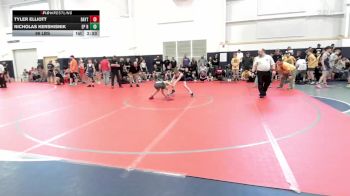 96 lbs Quarterfinal - Tyler Elliott, Dayton Bandits-MS vs Nicholas Kershisnik, EP Rattlers-MS