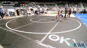 40 lbs Consi Of 4 - Barlow Schubert, Chandler Takedown Club vs Cashton Sorum, Salina Wrestling Club