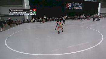 106 lbs Champ. Rd Of 32 - Alejandro De La Rosa, Cyclones Wrestling & Fitness vs Brighton Prine, South Georgia Athletic Club