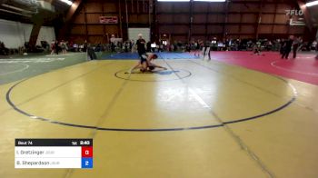 155 kg Rr Rnd 3 - Isabella Gretzinger, Journeymen Wc vs Brynn Shepardson, Journeymen/little Falls