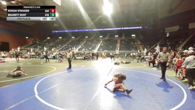 58 lbs 5th Place - Ronan Strader, Eastside United vs Bearett Rust, Athlos Wrestling