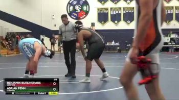215 lbs Cons. Round 3 - Benjamin Burlinghaus, Kenston vs Adrian Penn, GlenOak