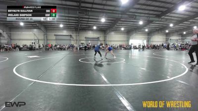 112 lbs Round Of 32 - Brynlyn Sullivan, Cowboy Wrestling Club vs Ireland Simpson, Contenders Wrestling Academy