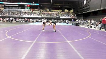 135 lbs Quarterfinal - Brecken Campbell, Pittsburg HS vs Willow Rademacher, Basehor-Linwood HS