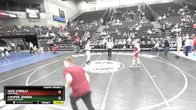 168 lbs Champ. Round 2 - Cooper Jensen, Mountain View vs Jace O`Reilly, Lone Peak