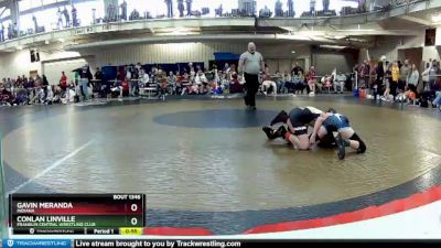 86 lbs Cons. Round 2 - Conlan Linville, Franklin Central Wrestling Club vs Gavin Meranda, Indiana