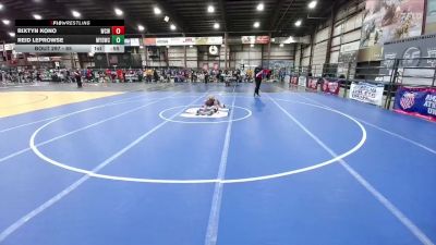 65 lbs Cons. Round 3 - Reid LeProwse, Mine Yard Dogs Wrestling Club vs Rixtyn Kono, Watford City Wolves