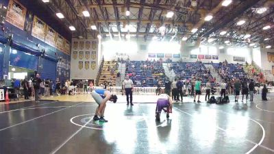 215 White Semifinal - Tanner Chapman, Fletcher Senior vs Noel Dominguez, Braddock