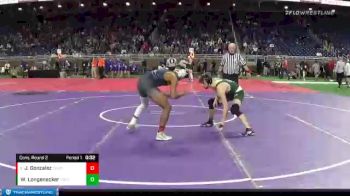 D3-140 lbs Cons. Round 2 - Jaxon Gonzalez, Croswell-Lexington vs Wilson Longenecker, Freeland