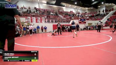 110 lbs Cons. Round 2 - Alice Hall, EDMOND NORTH vs Saveer Bryant, ALTUS