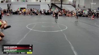 113 lbs Round 1 (8 Team) - Shawn Radcliff, Pocono Regional WC vs Dionte Wheeler, Pirates WC White