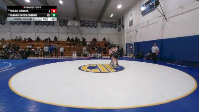 219 lbs Cons. Round 3 - Isaac Garcia, James Logan vs Mahkii Mceachron, Roseville