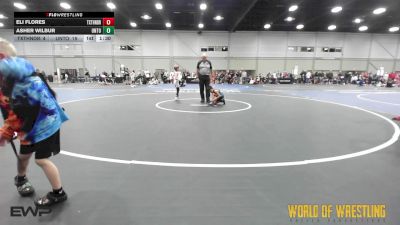 55 lbs Rr Rnd 3 - Eli Flores, Texas Thunder vs Asher Wilbur, Untouchables 9U