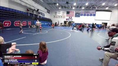 53 lbs Round 2 - Barrett Jackson, Eastside United vs Kaij Koehler, Windy City Wrestlers