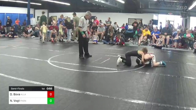 60 lbs Semifinal - Dane Bova, All American vs Noah Vogt, Phoenix