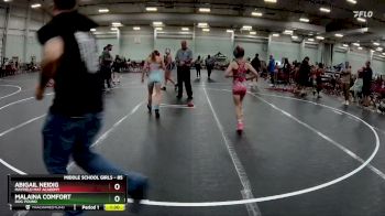 85 lbs Round 3 - Abigail Neidig, Mayfield Mat Academy vs Malaina Comfort, Dog Pound