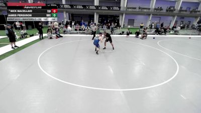 Masters C - 78 lbs 3rd Place Match - Nick Macellaio, Team El1te Wrestling vs James Ferguson, Wrestling With Character