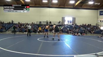 285 lbs Semifinal - Xander Firm, Cal State Bakersfield vs Nathan Glass, San Francisco State
