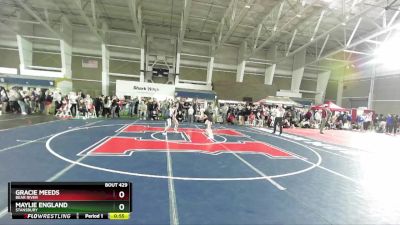 105 lbs Cons. Round 3 - Gracie Meeds, Bear River vs Maylie England, Stansbury