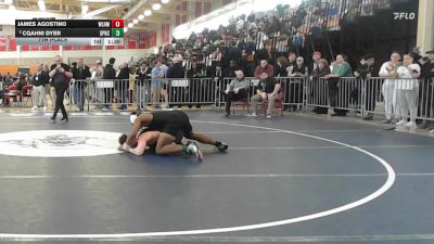 190 lbs 7th Place - James Agostino, Waltham vs Cqahni Dyer, Springfield Central