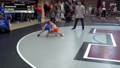B-7 lbs Round 2 - Rogan Nolan, Big Game Wrestling Club vs Eli Strong, Marshalltown Wrestling Academy