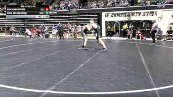 197 lbs Round Of 16 - Adam Haselius, Columbia vs Reid Schroeder, Army
