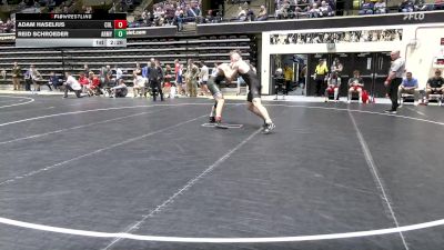 197 lbs Round Of 16 - Adam Haselius, Columbia vs Reid Schroeder, Army