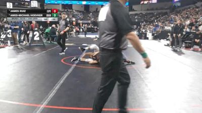 144 lbs Consi Of 8 #2 - James Ruiz, Esperanza (SS) vs Ames-Michael Hoevker, Granite Hills (SD)