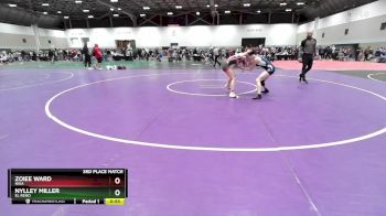 105B 3rd Place Match - Nylley Miller, El Reno vs Zoiee Ward, Nixa