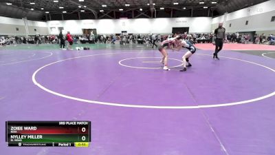 105B 3rd Place Match - Nylley Miller, El Reno vs Zoiee Ward, Nixa