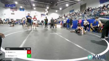 88 lbs Quarterfinal - Daeton Brown, Shelton Wrestling Academy vs Cohen Wallace, Kingfisher YellowJackets