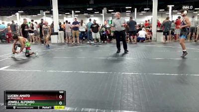 100 lbs Round 1 (4 Team) - Lucien Amato, 84 Athletes vs Jowell Alfonso, Orchard South WC