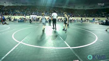 100 lbs Round Of 16 - Wesley Fleming, Norman Grappling Club vs AvaLee Wickware, Geary Youth Wrestling