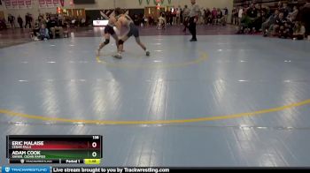 138 lbs Champ. Round 1 - Eric Malaise, Cedar Falls vs Adam Cook, Xavier, Cedar Rapids