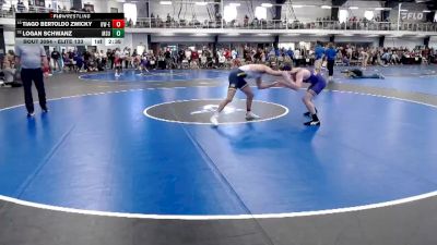 Elite 133 lbs Champ. Round 2 - Logan Schwanz, Minnesota State vs Tiago Bertoldo Zwicky, Wisconsin-Eau Claire