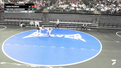 6A 138 lbs Champ. Round 1 - Treyden Christensen, Layton vs Owen Pehrson, Riverton