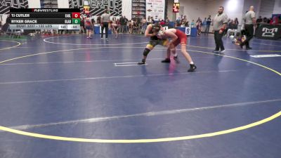 132 lbs Consy 5 - TJ Cutler, Eagle W.C. vs Ryker Grace, Gladiator W.C.