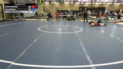 157 lbs Cons. Round 3 - Blake Rowson, Iowa vs Jack Brown, Iowa