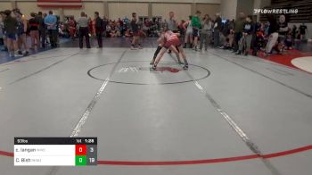 93 lbs Prelims - Caden Langan, Wisconsin Red MS vs Chase Bish, Rhino MS