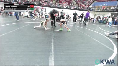 61 lbs Quarterfinal - Omere Wright, D3 Wrestling Cluib vs Elijah Garcia, Standfast