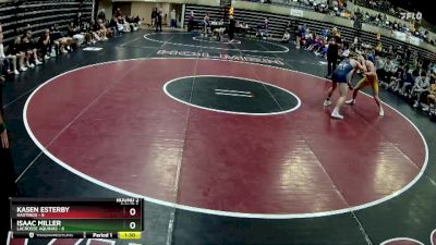 189 lbs Round 2 (4 Team) - Kasen Esterby, Hastings vs Isaac Miller, LaCrosse Aquinas