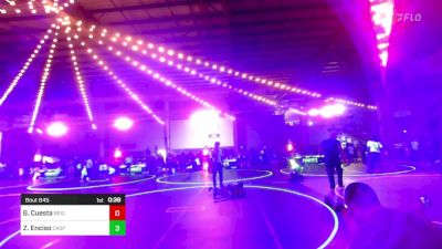 57 lbs Consi Of 8 #1 - Gage Cuesta, Brighton WC vs Zander Enciso, Casper WC