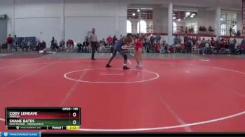 165 lbs Cons. Round 2 - Cody LeNeave, Wabash vs Shane Bates, Unattached - Indianapolis