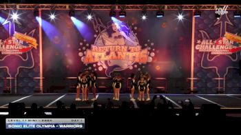Sonic Elite Olympia - Warriors [2026 L1.1 Mini - PREP Day 1] 2026 ASC Return to Atlantis Tacoma Showdown