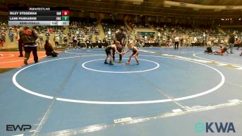 52 lbs Consi Of 4 - Cainen Sitzman, Tulsa Blue T Panthers vs Caulyer Cassity, Barnsdall Youth Wrestling