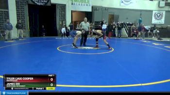 145 Varsity Champ. Round 1 - Tyler (jax) Cooper, Brookwood vs James Dix, Northside Methodist