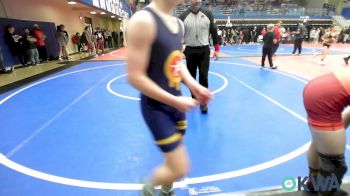 119 lbs Quarterfinal - Dakota Fenwick, Van Buren Matdawgs vs Kiel Matheny, Skiatook Youth Wrestling 2022-23